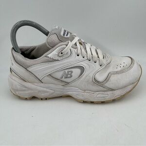 New Balance White and Light Gray Women's Athletic Sneakers